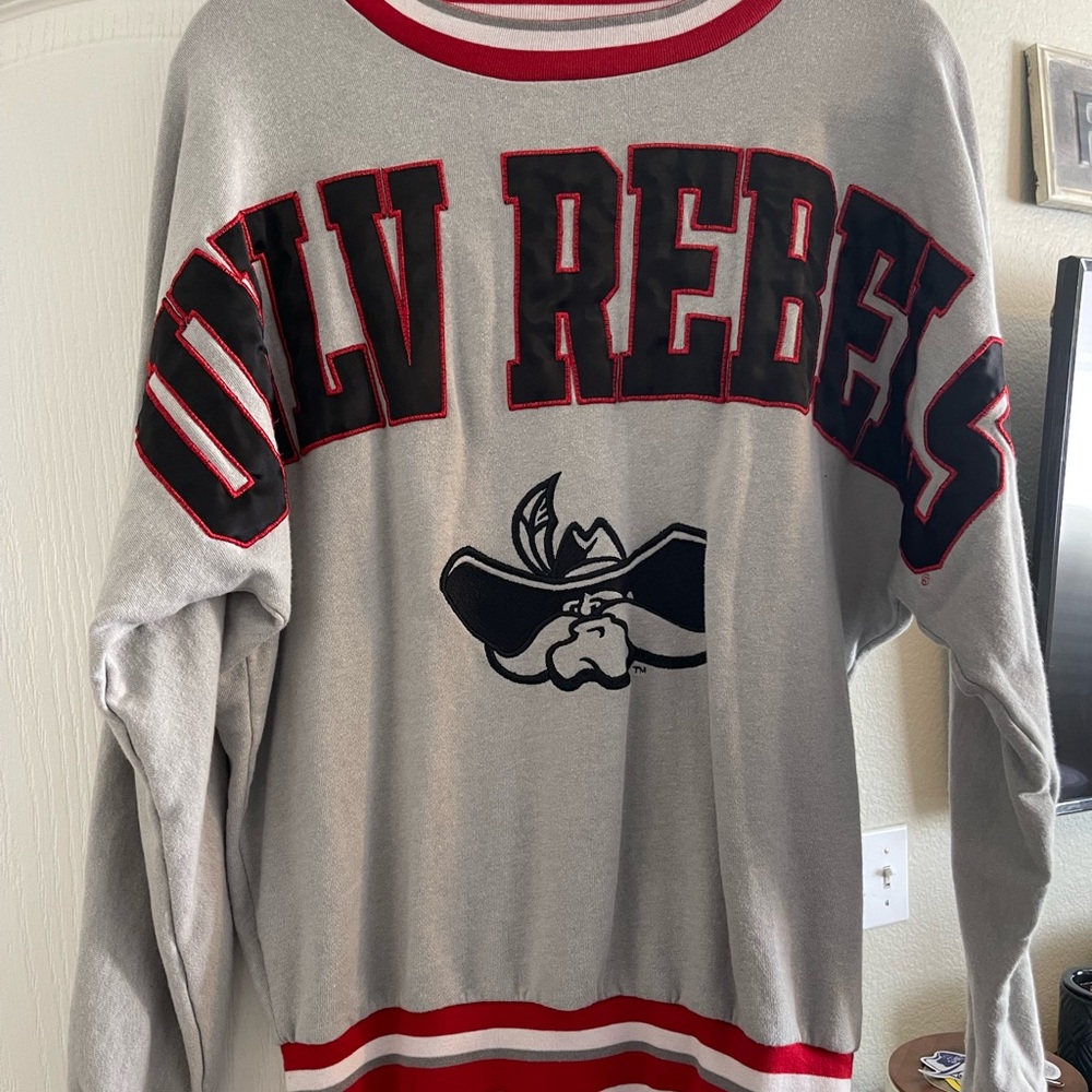 Pink UNLV pullover sweatshirt